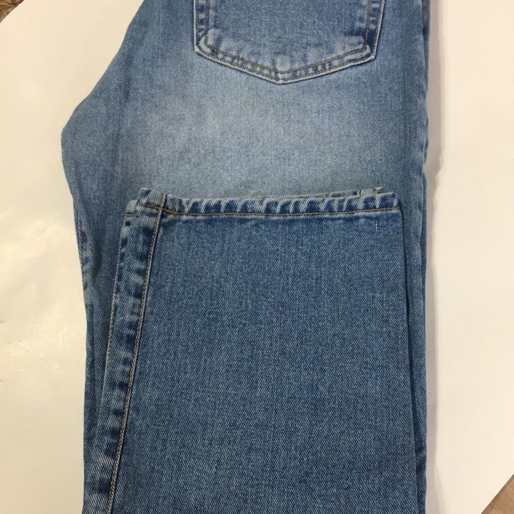 True Grit American Jeans • 28x28 Button Fly Mom Jean Bootcut Light Wash - Picture 9 of 13